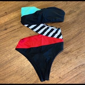 Volcom Cut Out One Piece Swimsuit